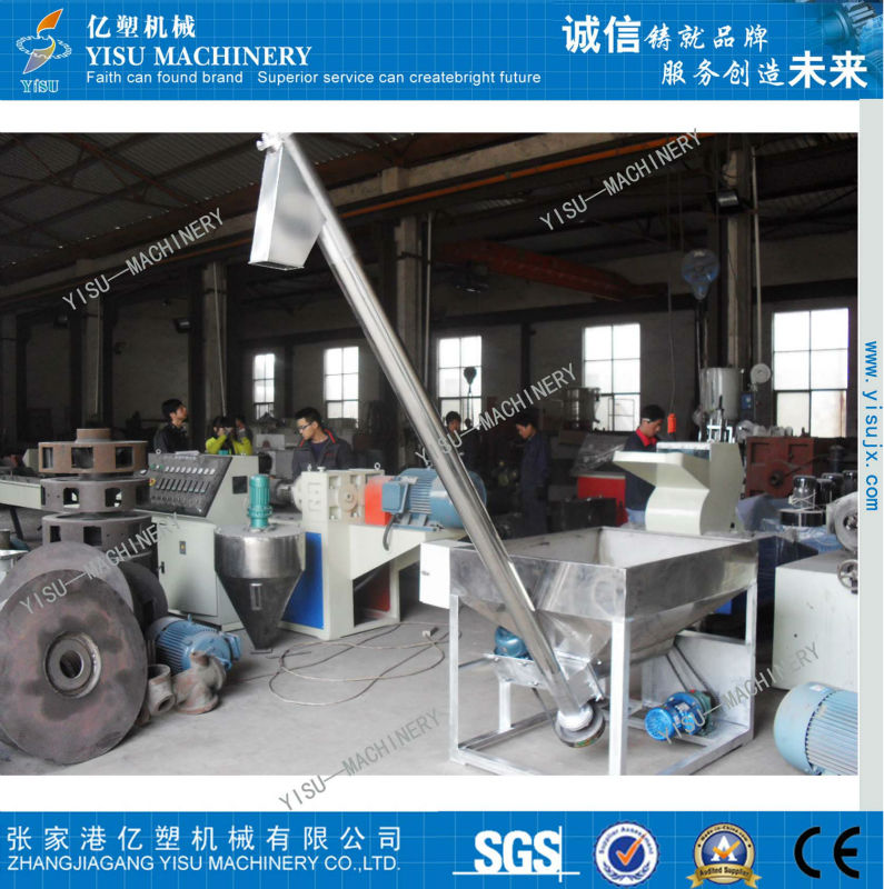 Plastic feeding machine