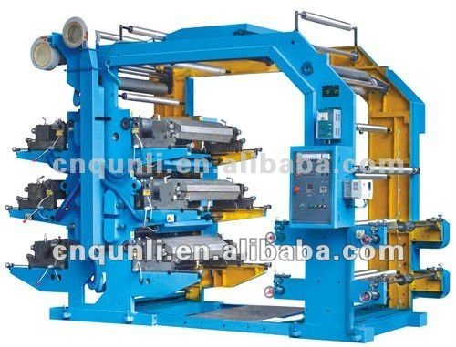 plastic film flexo printing machine