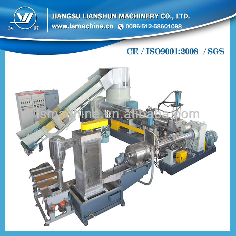 Plastic film granulator with high capaicity