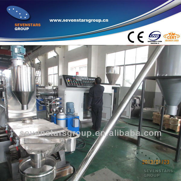 Plastic film pelletizing machine