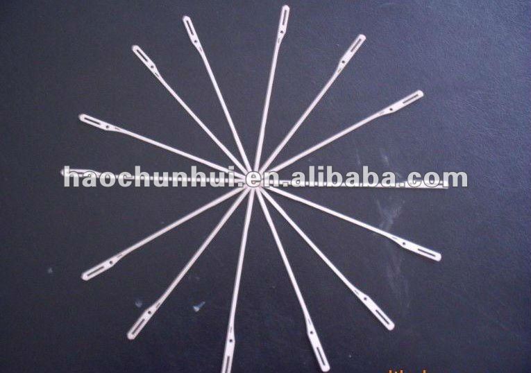 Plastic heald wire for water jet loom,air jet loom