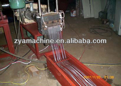 Plastic Noodle type pelletizing extrusion machine , Recycled plastic pellets machinery, Plastic pelletizing extrusion line