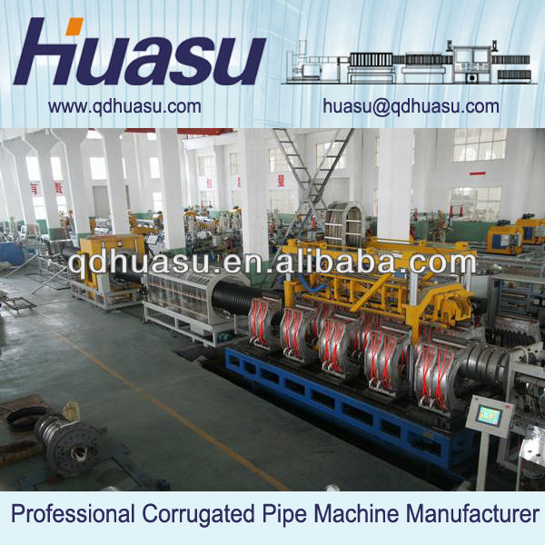 Plastic Pipe Machine/Machinery- PE/PP Double Wall Corrugated Pipe Extrusion Line