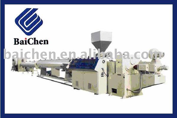 Plastic pipe making machine