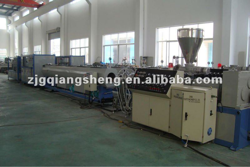 plastic PVC pipe extrusion line