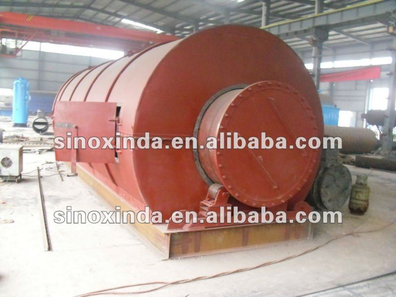 plastic pyrolysis equipment WITH NEW COOLING SYSTEM