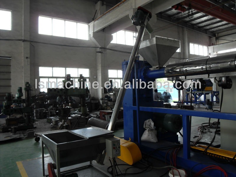 plastic sheet two-layer brace wire pelletizing line