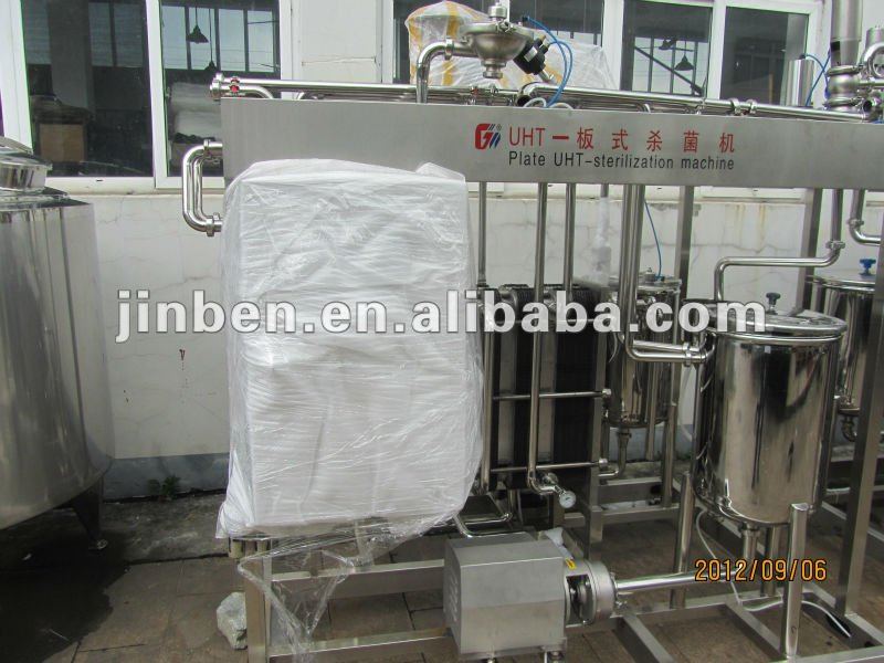 Plate electric milk pasteurizer