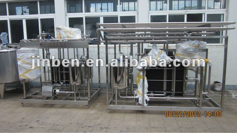 Plate heat exchanger type milk pasteurizer