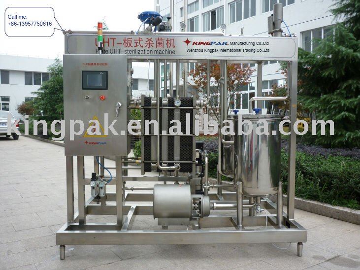 Plate Sterilizer (for milk sterilization, fruit juice sterilization)