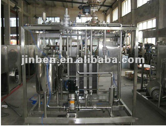 Plate type juice pasteurizer