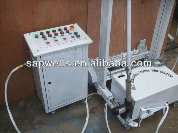 PLC Automatic wall rendering machine,cement sand plaster machine,painting machine SAW800