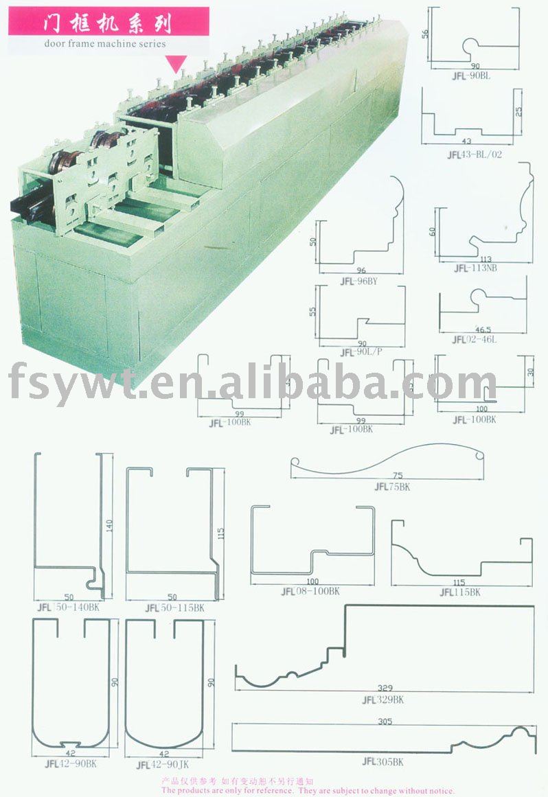 PLC Door frame forming machine