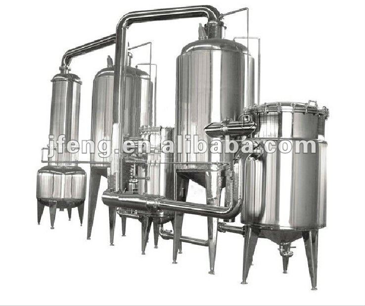 PLC double-effect heat pump water alcohol concentrator