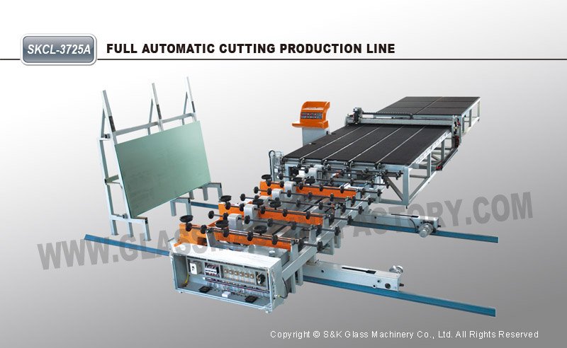 plc glass cutting machine