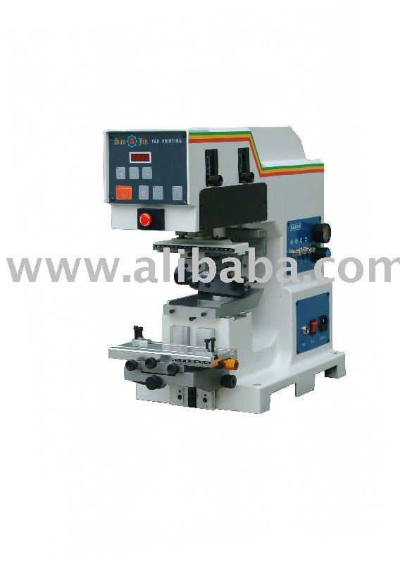 pneumatic 1color pad printing machine with table