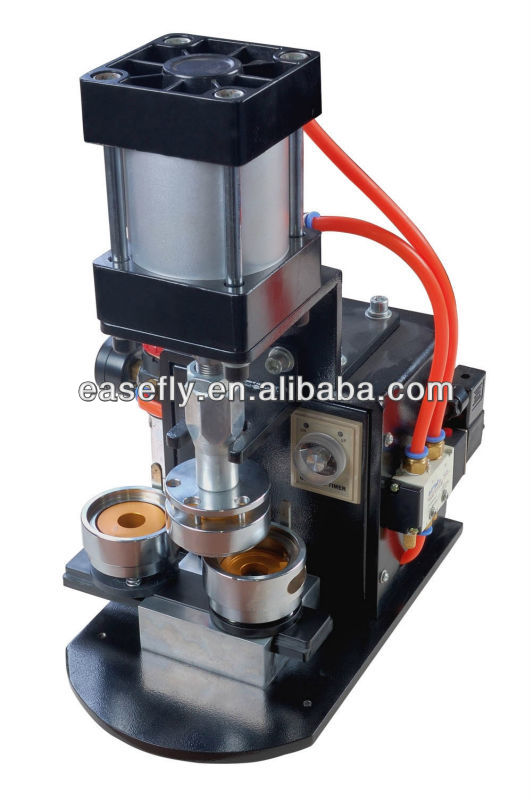 Pneumatic Button Badge Pin Heat Transfering Machine