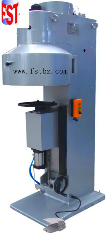 pneumatic semi-automatic tin can seamer machine