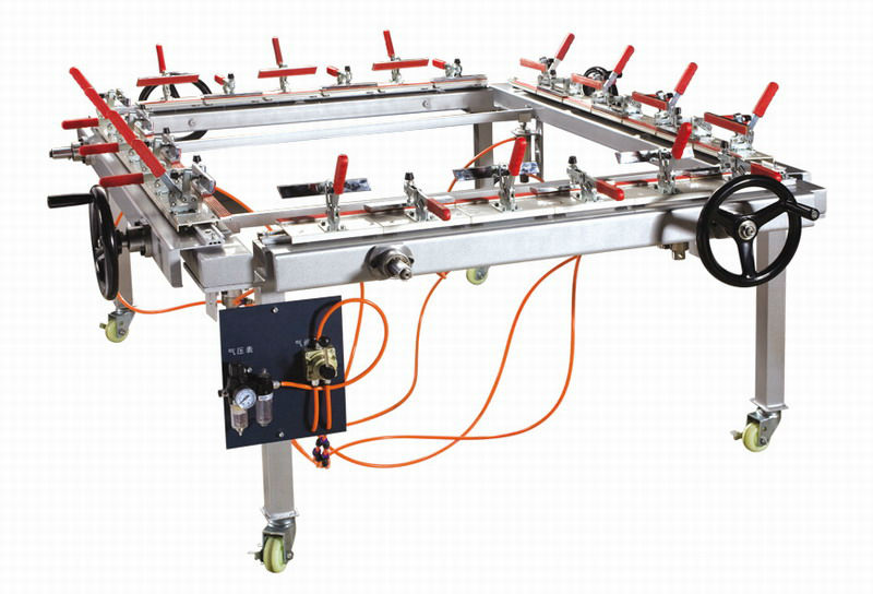 Pneumatic Single-Chuk Silk Screen Mesh Stretching Machine