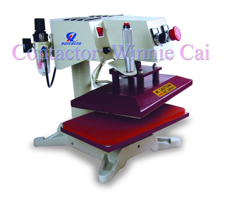 Pneumatic wobble log heat transfer machine