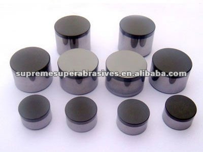 polishing and unpolishing surface - PDC cutters for oil drilling bits