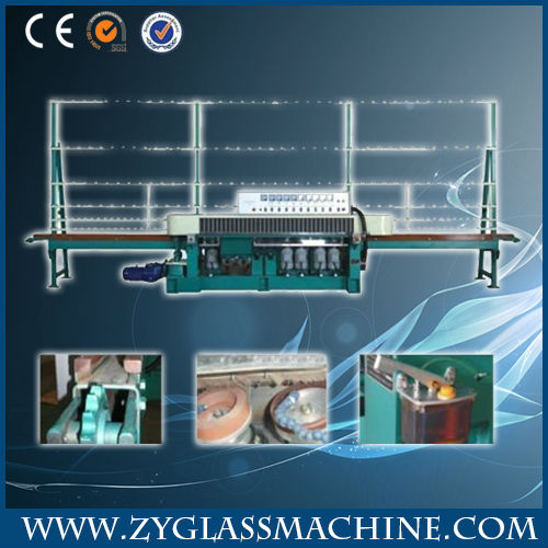 Polishing machine for glass