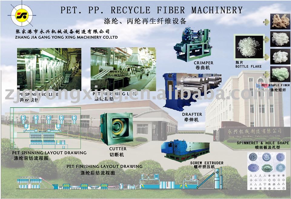 polyester staple fiber line