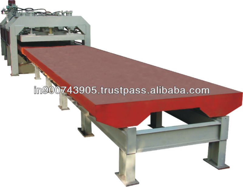 Polyurethane PU Sandwich Panel trolley type Press Machine