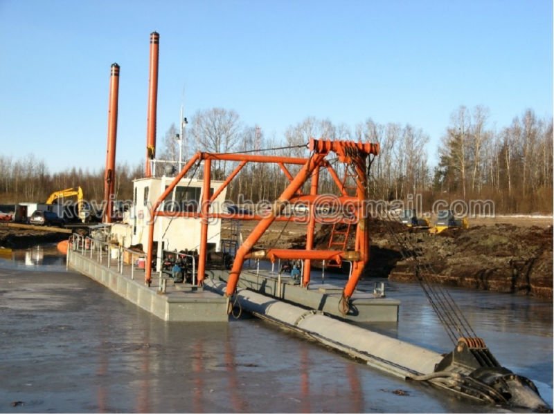 pontoon dredger