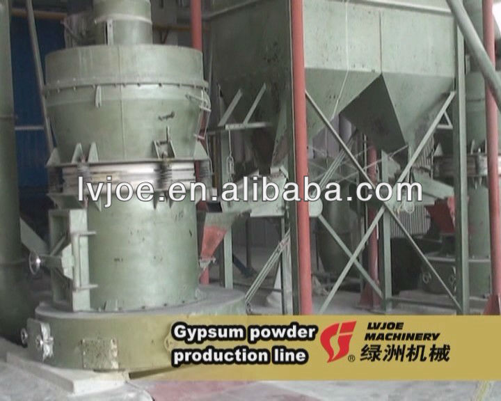 POP production line from mineral gypsum