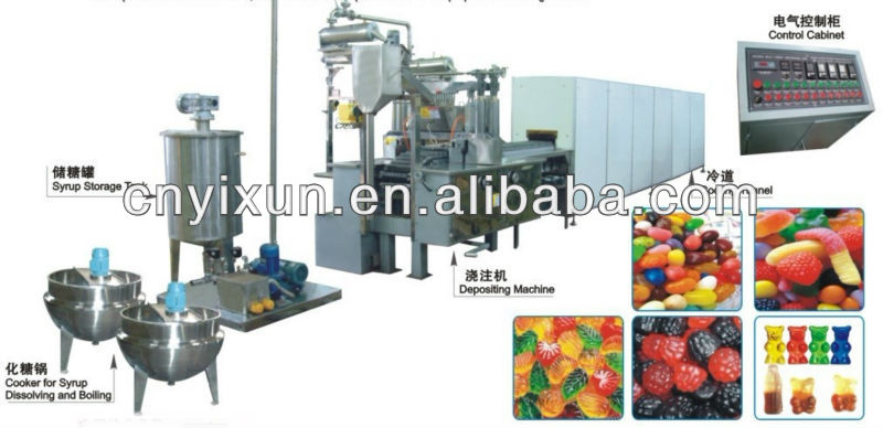 Popular candy production line machine for jelly candy