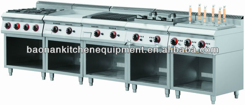 Popular Kitchen Cooking Equipment 600 combination