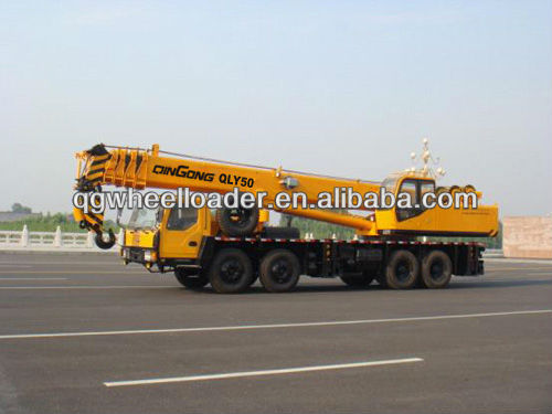 Popular Products!!!China New Hydraulic 50T Truck Crane QLY50(375hp Engine) For Sale