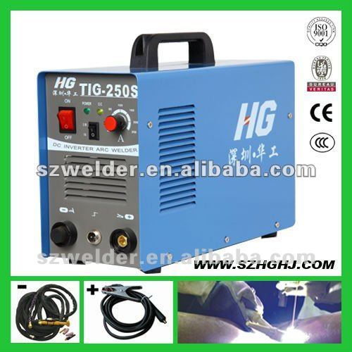 porbable inverter type DC argon arc welding machine TIG250S