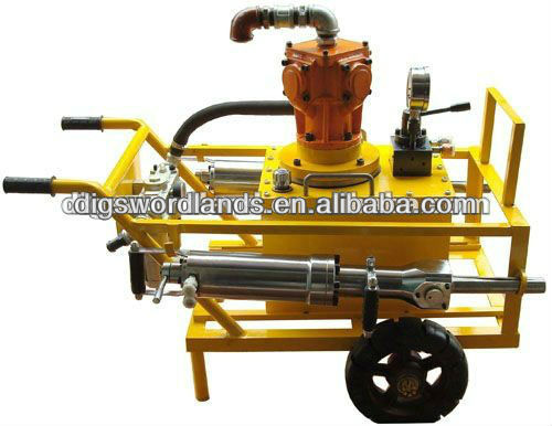 Portable and powerful hydraulic rock splitter