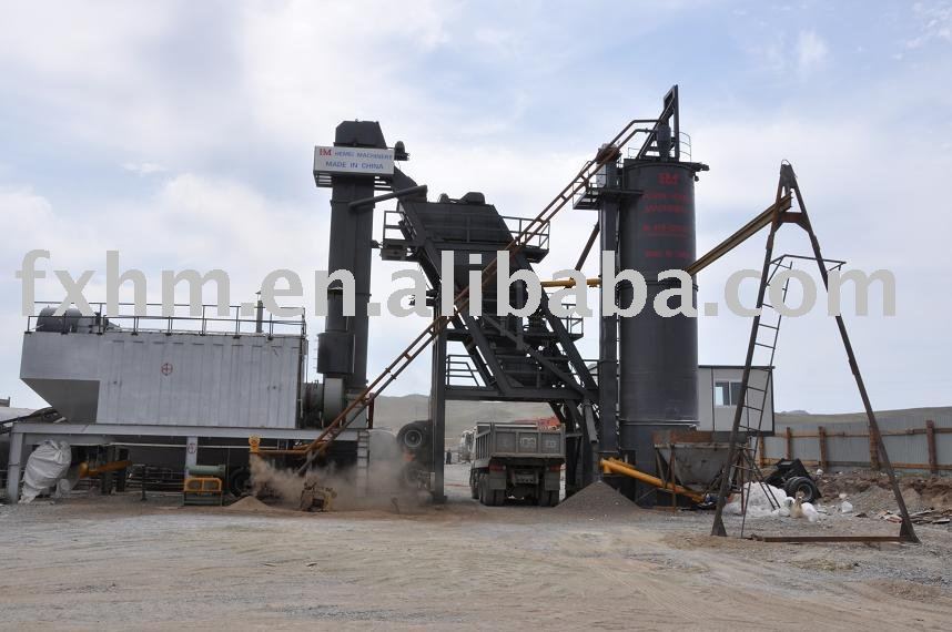 Portable Asphalt Mixing Plant HMAP-MB1300;100t asphalt plant