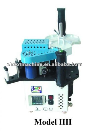 Portable Edge Banding Machine Model IIII with Hot melt adhesive pot volume 160ml and Pre-heating time about 10 Min