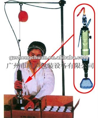 Portable pneumatic capping machine