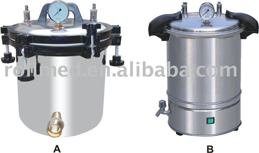 Portable Stainless Steel Pressure Steam Sterilizer