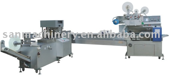 Portable wet tissue making machine