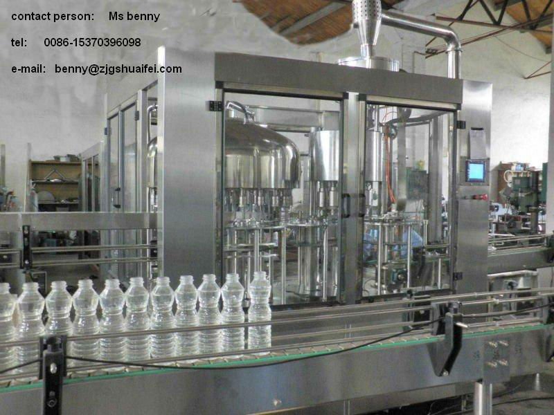 Potable water bottling production line equipments