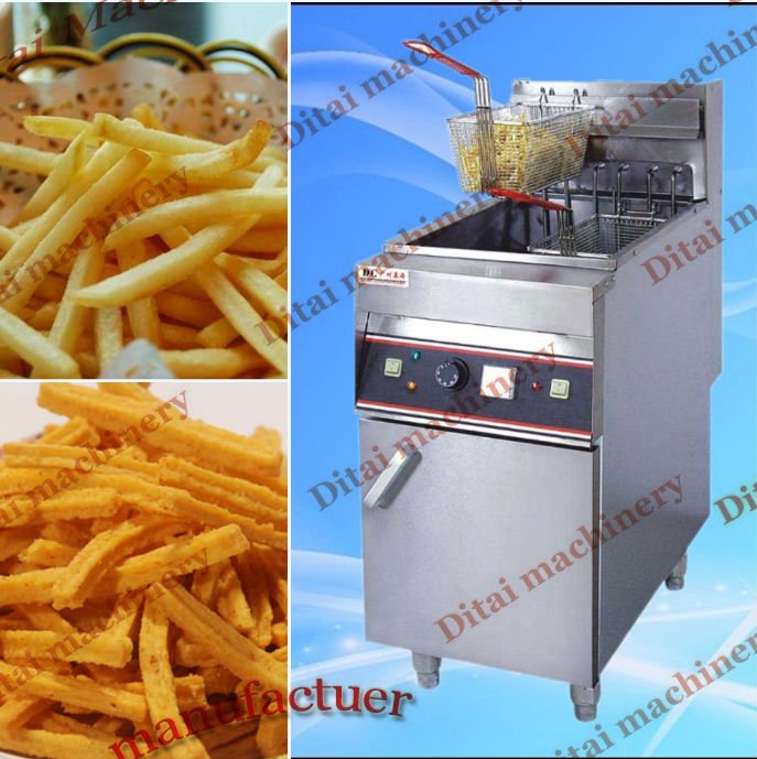 Potato chip deep fryer machine