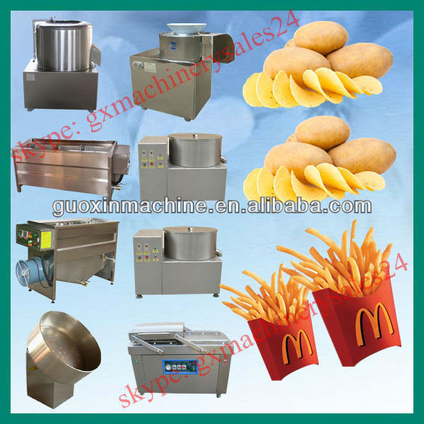 Potato processing line potato chip machine