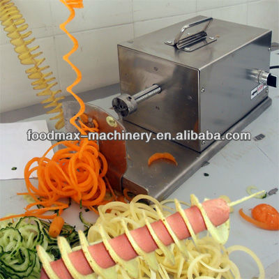 Potato tornado machine