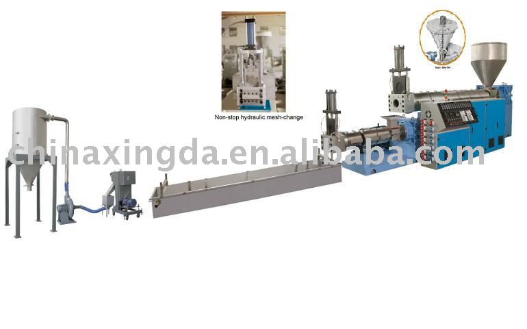 pp pe pelletizing machine