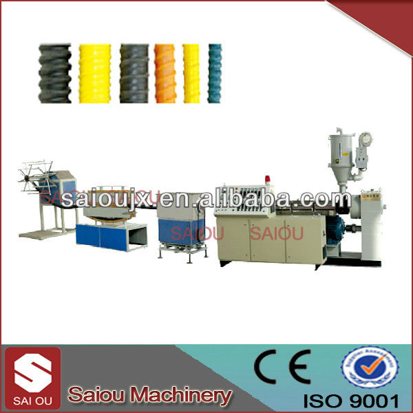 PP PE PVC CORRUGATED PIPE PRODUCTION LINE EXTRUSION MACHINE LINE