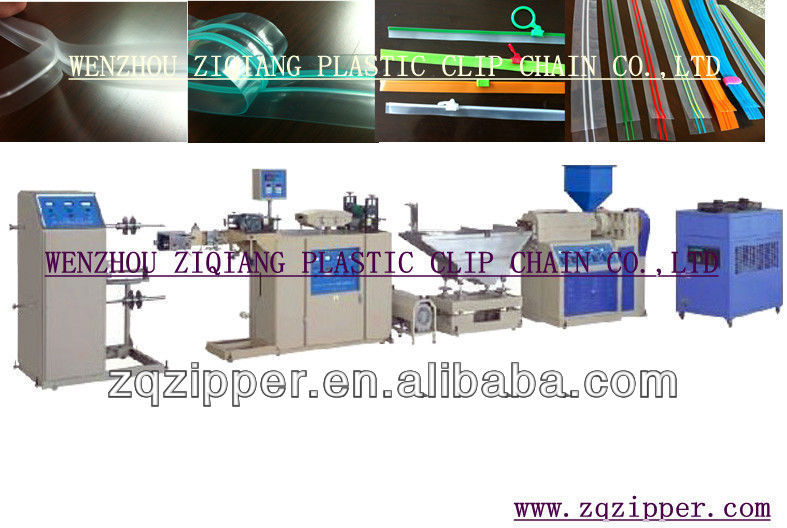 PP, PE, PVC, EVA Plastic Zipper Extruder Machine