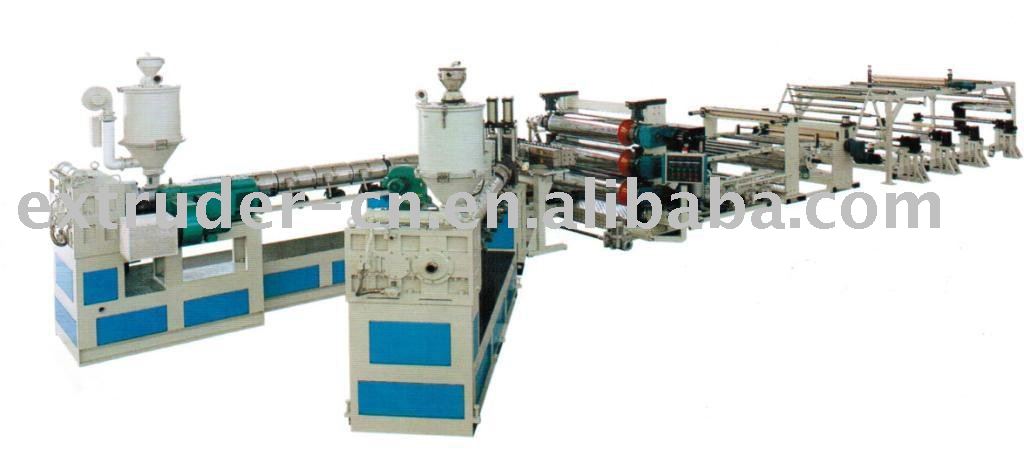 PP PE Single Layer or Multi-layer Sheet/Plate Extrusion Line