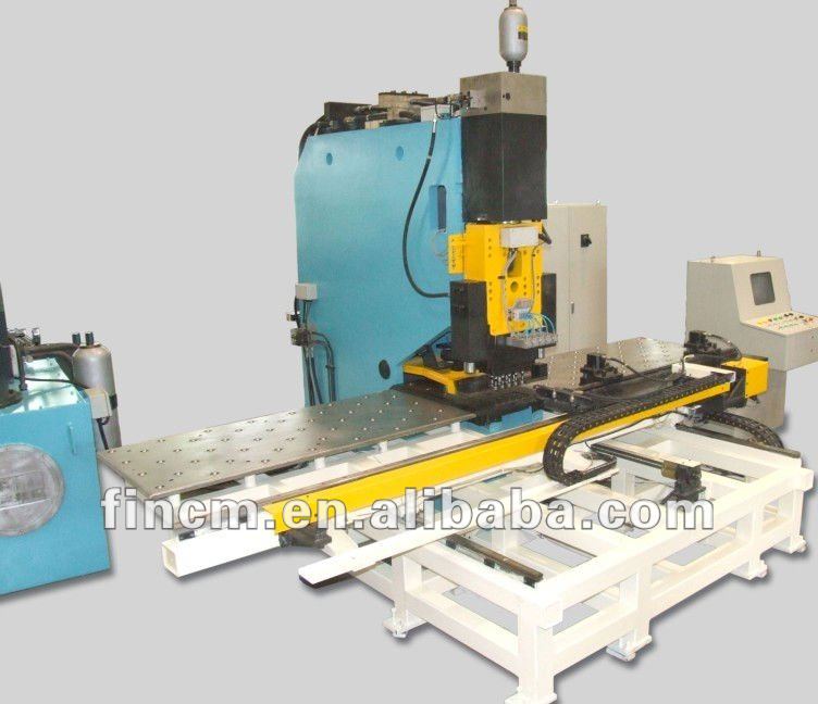 PP0909 CNC Hydraulic Truck chassis Punching Machine hydraulic hole punching machine