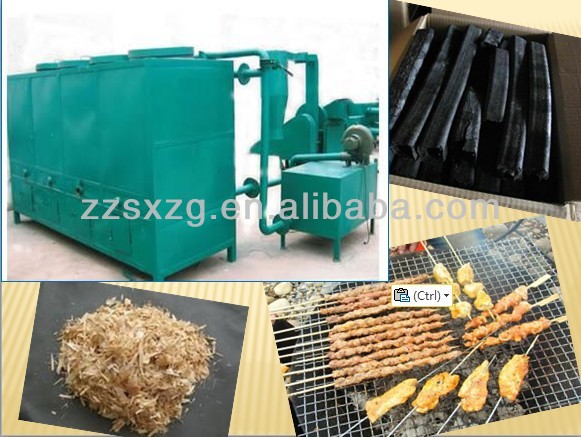 pre design wood logs carbonization furnace